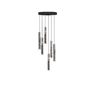 Staircase Crystal Tubes Chandelier Light – Elegant Interiors-Staircase Chandeliers