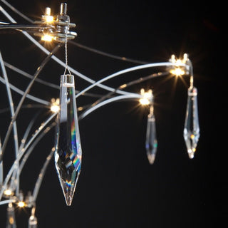 Starry Crystal Minimalistic Chandelier-Chandeliers