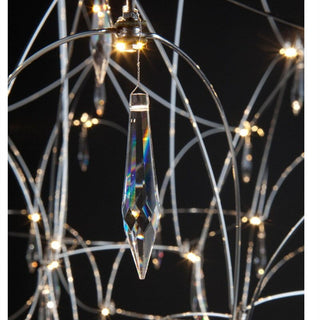Starry Crystal Minimalistic Chandelier-Chandeliers
