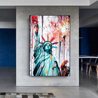 Statue of Liberty Canvas Wall Art - A Symbol of Freedom and Hope-Wall Posters