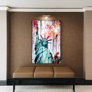 Statue of Liberty Canvas Wall Art - A Symbol of Freedom and Hope-Wall Posters