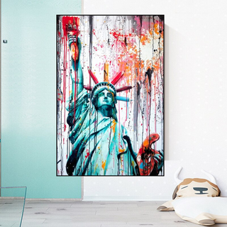 Statue of Liberty Canvas Wall Art - A Symbol of Freedom and Hope-Wall Posters