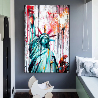 Statue of Liberty Canvas Wall Art - A Symbol of Freedom and Hope-Wall Posters