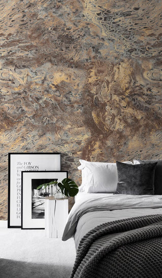 Stone Effect Luxe Wallpaper Mural-Marble Design Wallpaper