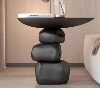 Stones Art Rock Side Table-Coffee Table