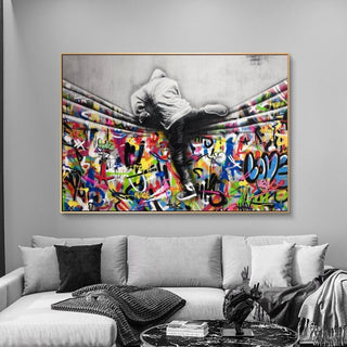 Street Art Canvas Posters - Modern Graffiti Prints for Home Decor-Wall Posters