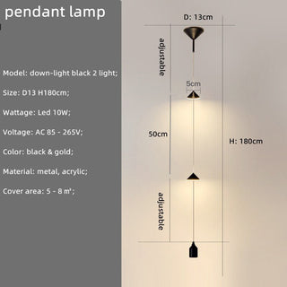 String Bedside LED Adjustable Floor Lamp-Lamps
