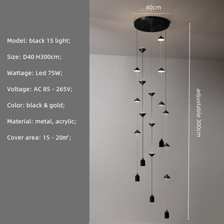 String Bedside LED Adjustable Floor Lamp-Lamps