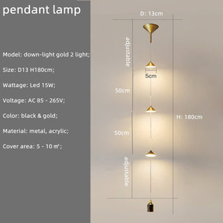 String Bedside LED Adjustable Floor Lamp-Lamps