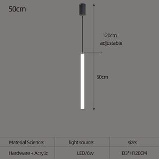 Strip Cylinders Chandelier - Sleek & Modern Lighting-Staircase Chandeliers