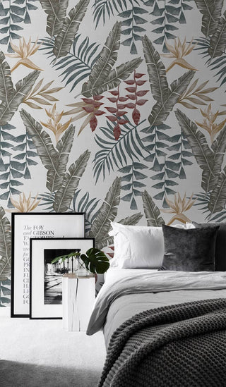 Suttle Leaves Wallpaper Mural-Flower & Leaf Wallpaper