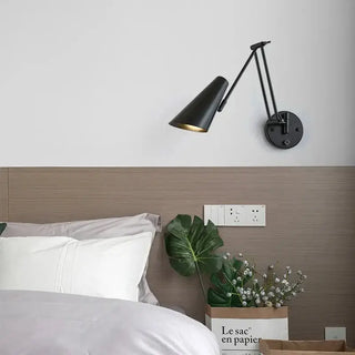 Swing Long Arm Internal Touch Sensor Wall Lamp-Wall Lights