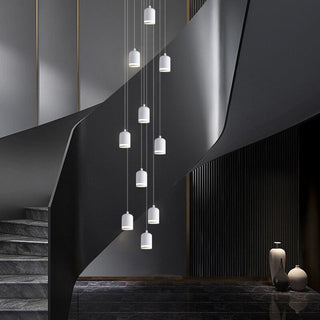 Swirl Staircase Chandelier: Elegant Lighting Solutions-Staircase Chandeliers