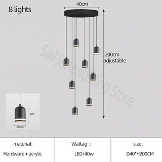 Swirl Staircase Chandelier: Elegant Lighting Solutions-Staircase Chandeliers