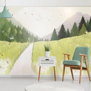 Swiss Alps Wallpaper: Sceneries and Picturesque Landscapes-Trees Wallpaper