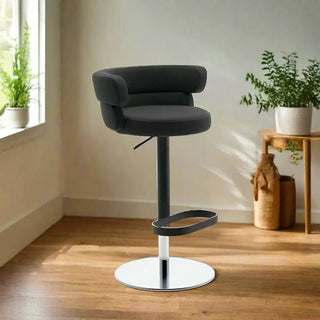 Swivel Bar Stool Banks – Metal Counter Stool for Kitchen Island-Bar Stools