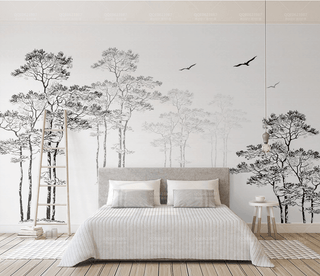 Tall Trees Wallpaper Murals – Transform Your Space-Trees Wallpaper