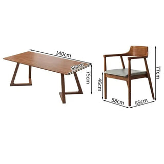 Terraz Wooden Minimalistic Dining Table Set – Simplicity Meets Elegance-Dining Tables