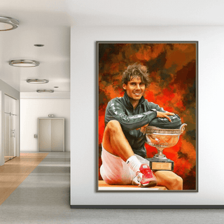The Fighter – Rafael Nadal Inspirational Wall Art-Tennis Wall Art