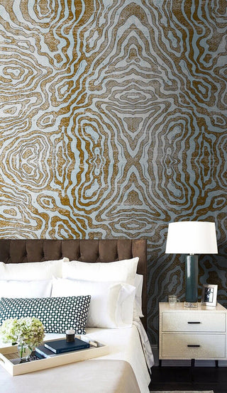 Tiger Skin Abstract Wallpaper Mural-Geometric Shapes Wallpaper