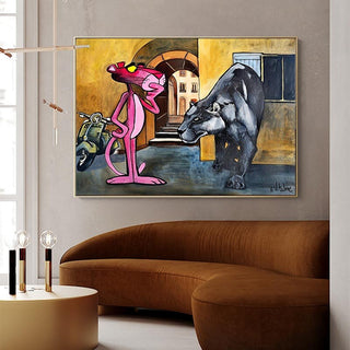 Timeless Pink Panther Poster - Whimsy in Art Form-Pink Panther Art