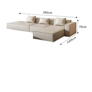 Tofu Minimalist Lounge Sofa Set-Sofa Set