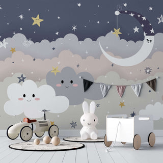Transform Your Space: Midnight Dreams Wallpaper Mural-Kids Room Wallpaper