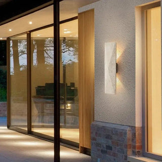 Travertine Stone Wall Light – Natural Stone Wall Sconce-Wall Lights