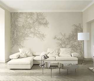 Tree Sketchy Theme Wallpaper Murals: Nature Inspired Design-Trees Wallpaper