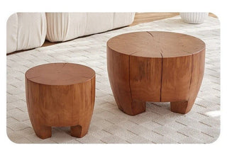 Tree Trunk Solid Wood Coffee Table-Coffee Table