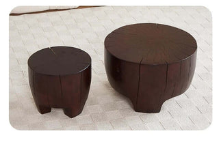 Tree Trunk Solid Wood Coffee Table-Coffee Table