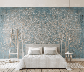 Trees Winter Wallpaper Murals-Trees Wallpaper