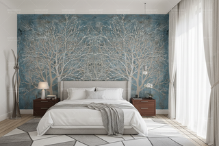 Trees Winter Wallpaper Murals