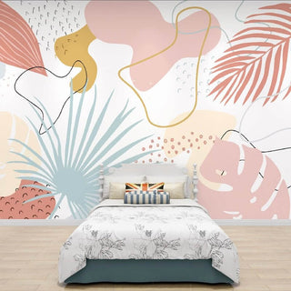Tropical Dream Bedroom Wallpaper Mural-Flower & Leaf Wallpaper