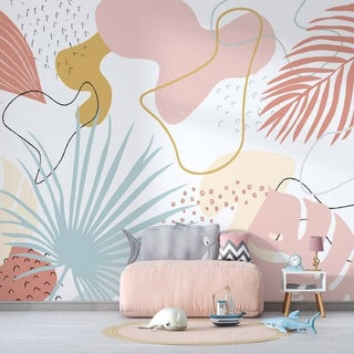Tropical Dream Bedroom Wallpaper Mural-Flower & Leaf Wallpaper
