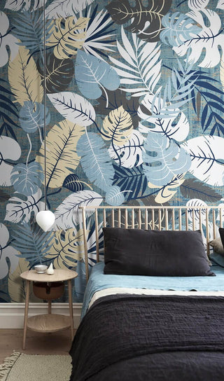 Tropical Floral Treasures Wallpaper Mural-Flower & Leaf Wallpaper