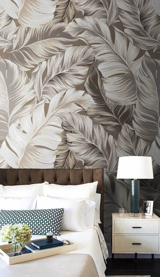 Tropical Haven Bliss Wallpaper Mural-Flower & Leaf Wallpaper