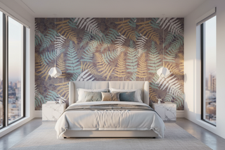 Tropical Leaves Oasis Wallpaper Mural