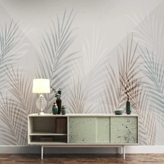 Tropical Palm Paradise Wallpaper Mural-Flower & Leaf Wallpaper