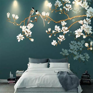 Tropical Tree Wallpaper Mural: Authentic Nature Design-Flower & Leaf Wallpaper