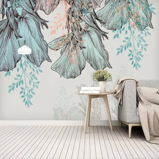 Tropical Wallpaper: Exquisite Designs for an Exotic Ambience-Flower & Leaf Wallpaper