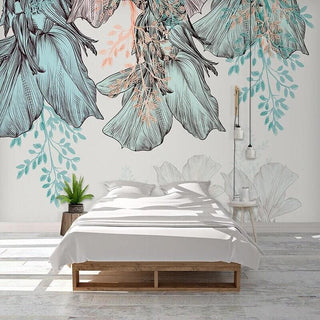 Tropical Wallpaper: Exquisite Designs for an Exotic Ambience-Flower & Leaf Wallpaper