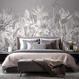 Tropical Wallpaper - Lush Paradise with Exquisite Designs-Flower & Leaf Wallpaper