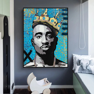TuPac Singers Canvas Wall Art-TuPac Wall Art