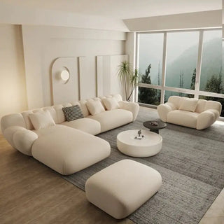 Tulip Loveseat Lounge Corner Sofa Set-Sofa Set