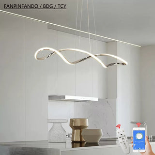 Twirl Chandelier - Unmatched Elegance for Kitchen Island-Chandeliers