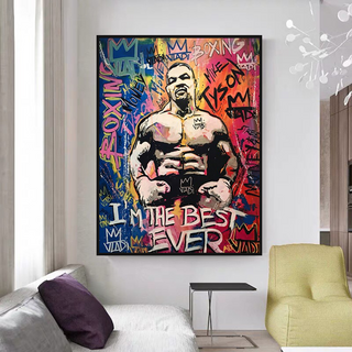 Tyson Fury Champion Boxing Canvas Wall Art-Boxing Wall Art