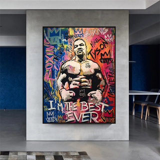 Tyson Fury Champion Boxing Canvas Wall Art-Boxing Wall Art