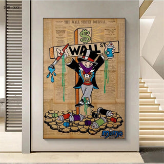 Vintage Alec & Richie Starry Sky Canvas Wall Art-Wall Posters