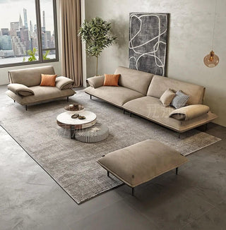 Vintage Luxury Oak Designer Sofa Set-Sofa Set